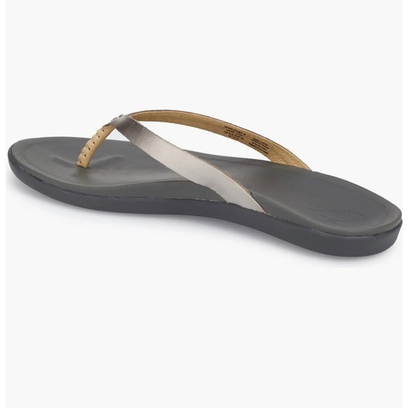 🌺NEW🌺 OluKai Ho Opio Leather Sandals Flip Flops - Picture 2 of 5